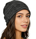 Amerthing Faraday Hat,Silver Fiber Faraday Slouch Beanie,Knitted Protection Cap