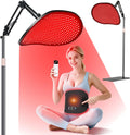 Red Light Therapy for Face Body, 50W 2-in-1 Infrared 432 LEDs Light Therapy with 660nm & 850nm Near Redlight Device Large Panel with Wireless Remote Stand Timer