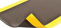 Notrax 417 Bubble Sof-Tred™ with Dyna-Shield® 2' x 6' x 1/2" Anti Fatigue Mat, Slip Resistant Bubble Textured Surface, Ideal for Industrial and Commercial Workplaces, Black/Yellow, 417S0026BY