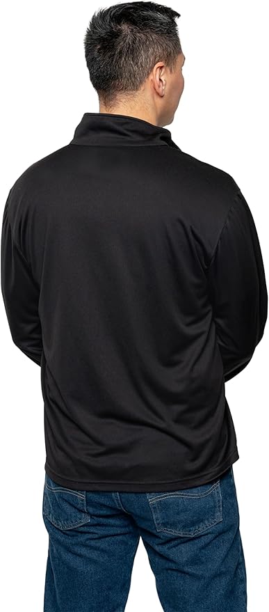 Insect Shield Men's Quarter Zip, with Built-in Insect Repellent
