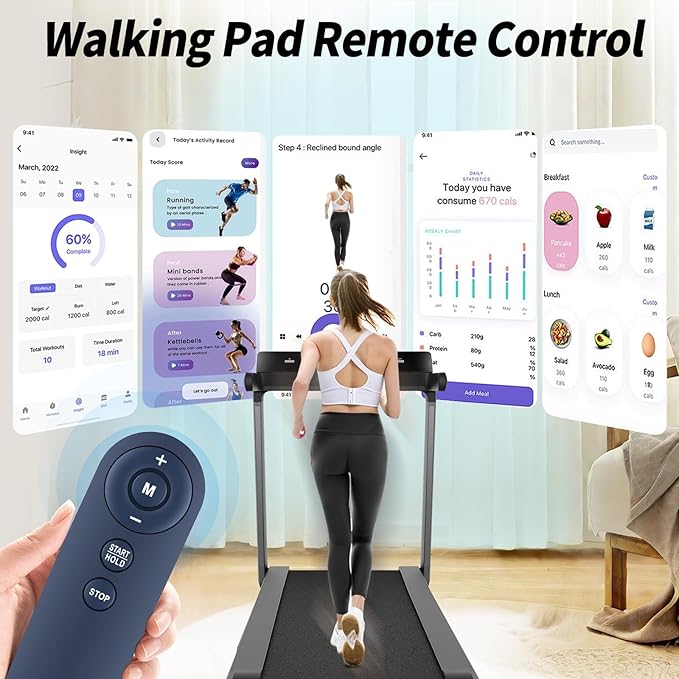RETROSUN Replacement Walking Pad Remote Control for TREAFLOW 3100 3100W Incline 2.5HP Portable Under Desk Treadmill, for TODO Walking Pad Treadmill