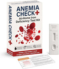 Iron Deficiency Test Kit at-Home – Self-Testing Iron Level for Men, Women, Adults, and Children