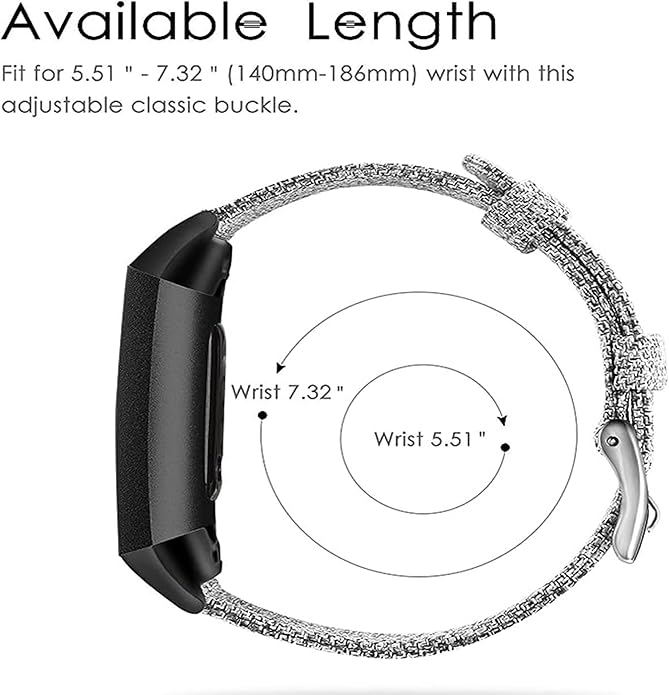 Lamshaw Compatible with Shock Clock Max Band, Breathable Nylon Woven Fabric Replacement Accessory Strap Compatible for Pavlok Shock Clock 3, Max