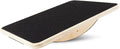ProsourceFit Wooden Rocker Balance Board Anti-Slip Core Trainer 17.5in (39.5cm) for Physical Therapy, Exercise, Stability Training, Ideal Standing Desk Balance Board, Black