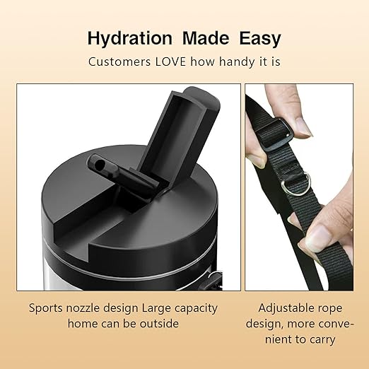 Hydrogen Water Pitcher with Handle: Smart 32 Oz Hydrogen-Enriched Kettle with Dry Electrolysis, Self-Cleaning, Tilt Protection, USB-C Rechargeable