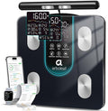 arboleaf Smart Scale for Body Weight, 8-Electrode Dual-Frequency BIA Bathroom Scale with 7-in-1 Display for BMI Body Fat Muscle Mass, Segmental Full Body Composition Analyzer, 50+ Metrics in App