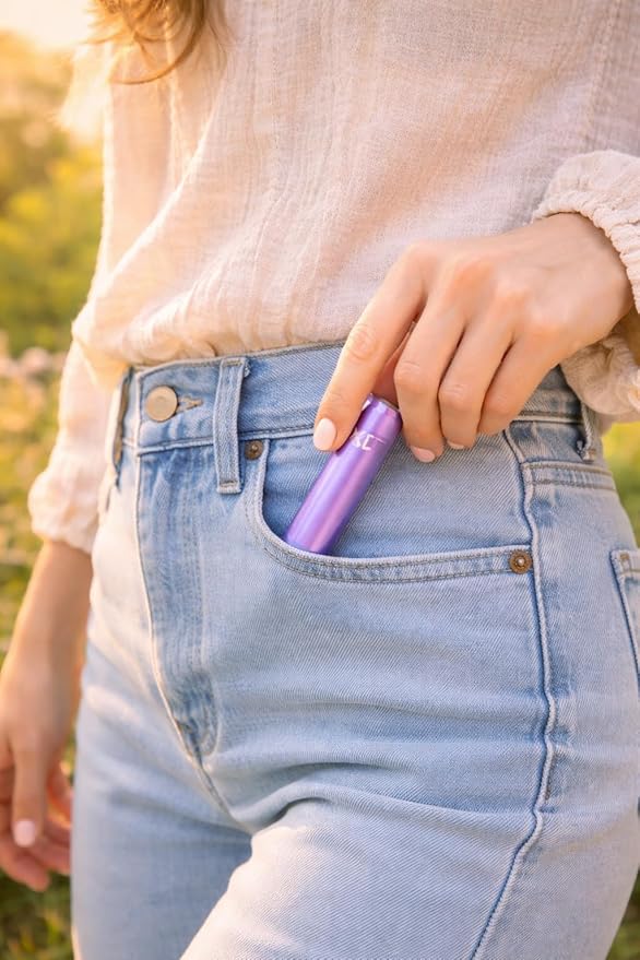 Brando Moon Large Metal Pill Tube Container – Durable Compact Pocket Pill Case 5” – Water-Resistant, Travel-Ready Design for Medications, Vitamins & Small Items – Lightweight Fits in Pocket