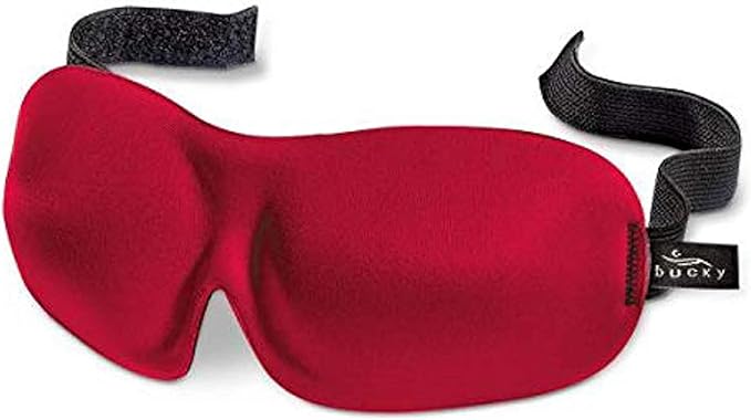 Bucky 40 Blinks No Pressure Beauty & Travel Eye Masks, Red