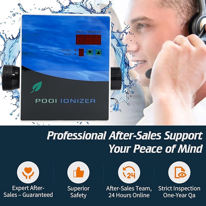 444301 Pool ionizer System, Pool Purifier with Active Level Control for In-Ground and Above-Ground Pools, Hot Tubs