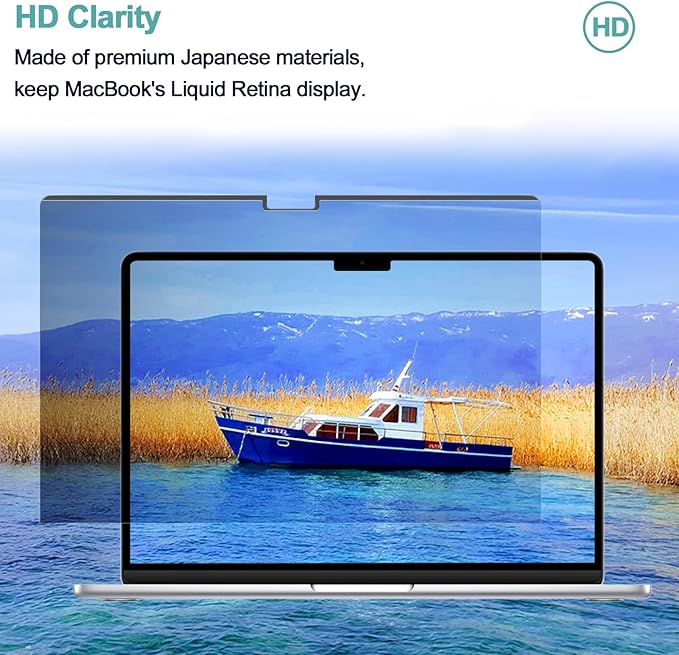 IPROKKO Magnetic Privacy Screen for MacBook Pro 14 Inch (2021-2026, M1, M2, M3, M4, M5, Pro, Max), Removable Matte Anti Blue Light Glare Filter Private Spy Screen Cover Compatible with 14.2in Mac Laptop [2-in-1 Privacy Kit]