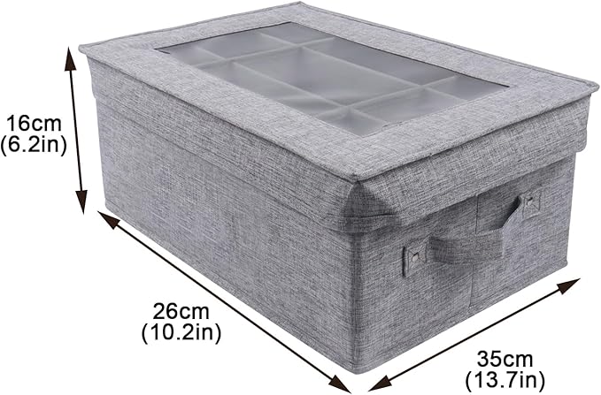 Linen First Aid Kit Supplies, First Aid Box with Organizer & Pill Bottles for Home & Travel