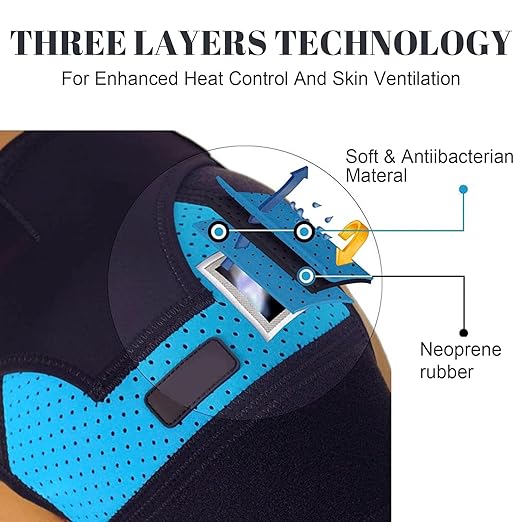 Shoulder Support Brace Rotator Cuff Pack Wrap Hot/Cold Ice Gel Pack Shoulder Heating Pad Shoulder Sling Ice Bag for Injuries Sprains Fractures Adjustable Compression Sleeve