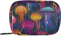 Cute Pill Organizer Weekly Travel Pill Box 7 Day Large Capacity Pill Dispenser with 8 Pill Container Daily Pill Box Organizer Vitamin Holder Pill Bottle Organizer Small Pill Case Jellyfish