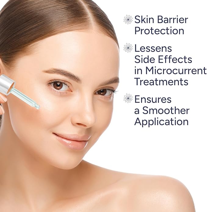 Red Light Therapy Activation Serum for Face and Neck - for Facial Wand, Red Light Therapy & Microcurrent Facial Device - Natural Formula - Blue Tansy, Hyaluronic Acid, Golden Chamomile, Aloe Vera