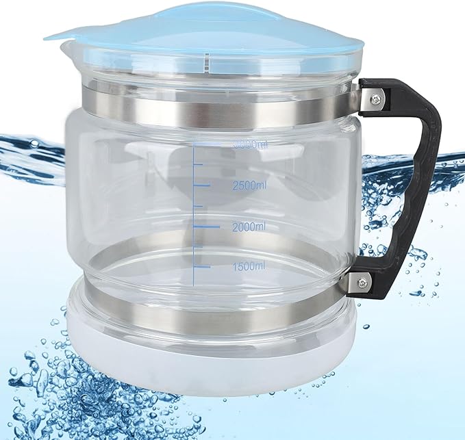 Distiller Water Container, Water Filter Pitcher,4L Multipurpose Glass Collection Bottle Distilled Water Maker Machine for Countertop Home Beauty Distillers
