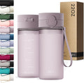 KIVY Slim Water Bottle 22oz with Leakproof Flip Lid [Lightweight & Shatterproof] - Small Drinking Waterbottle - Tritan Bottle Without Straw for School, Sport & Travel - Drinking Bottle - BPA Free