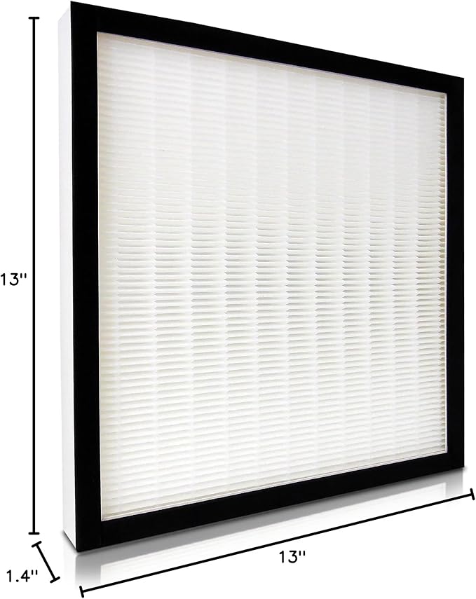 Replacement Filter Compatible with Xpower Pro Clean X-2480A & X-2580 & X-2700 Mini Air Scrubbers (Does NOT Fit Any Other Xpower Air Scrubber), Premium Replacement True HEPA filter