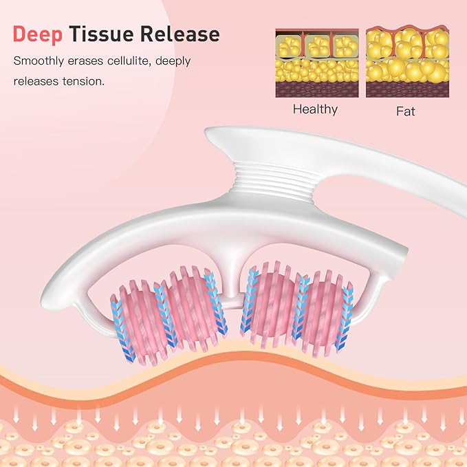 Cellulite Massage Tool, Detachable Roller Handle Cellulite Massage Tool，,massage roller Achieve firm smooth skin,fascia blaster massage roller， lymphatic drainage massager Tools for Sore Arms, Legs