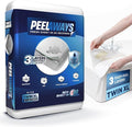 Peelaways Waterproof Disposable Bed Sheets – As Seen On Shark Tank | 3-Layer Absorbent Wellness Sheets for Elderly, Homecare, Hospital Use and Travel