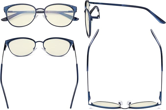 Eyekepper Oversize Butterfly Design Blue Light Glasses - Computer Screen Eyegalsses Women