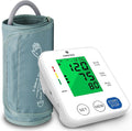 P PANACARE Upper Arm Blood Pressure Monitor for Home Use, Adjustable Cuff (8.7–16.5 inches), Large Backlit Display, White