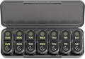 Daviky Weekly Pill Organizer 2 Times a Day, 7-Day AM PM Medicine Case, Travel-Friendly Pill Box for Fish Oils, Vitamins & Supplements