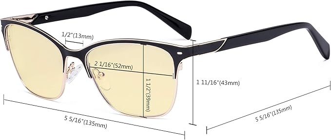 Eyekepper Ladies Blue Light Glasses - Digital Eyeglasses for Women Blocking Computer Screen UV Rays