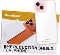 WAVEBLOCK EMF Blocker for Cell Phone - Made for iPhone 15 Plus - The Only Patented, Real Scientifically Backed, Lab-Tested 5G-Shield Sticker to Protect You & Your Loved Ones - USA Made White