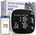 Blood Pressure Monitor Automatic Upper Arm BP Machine for Home Use with Bluetooth App Sync 2x120 Memory Accurate Reading, Large LED Backlit Display Adjustable Cuff 8.7"-16.5" with Storage Bag