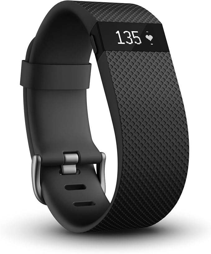 Fitbit Charge HR Activity + Heart Rate + Sleep Wristband, Small, Black