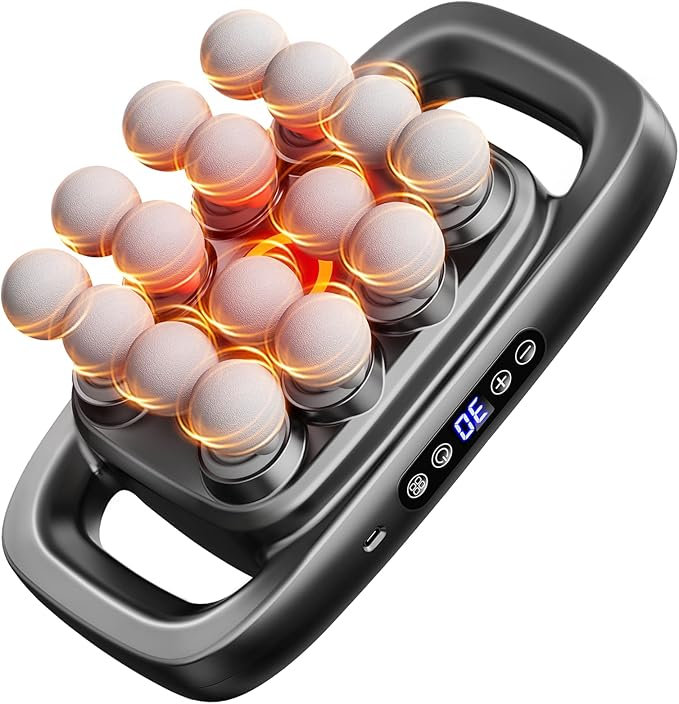 Upgraded 16-Head Massage Gun, Deep Tissue Percussion Massager, Muscle Massage Gun for Back, Shoulders, Legs, Body Muscle Pain Relief, Gifts for Men and Women