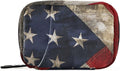 American Flag Star Pill Case, Portable Weekly Pill Box Bag Container 7 Days Pill Organizer Vitamin Supplement Holder with Zipper for Travel Family Business