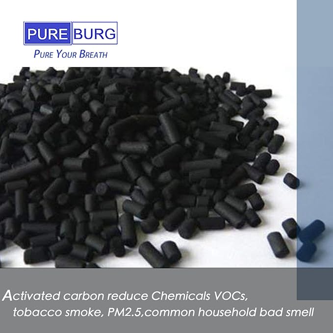 PUREBURG Replacement Filter Compatible with Grovpure Aspen Air Purifier,H13 HEPA 3-Stage Filtration Activated Carbon Air Clean