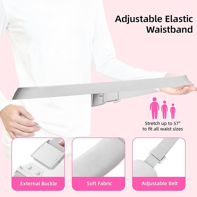 Portable Heating Pad Period Cramps: 2 Timer 6 Heat Levels 6 Vibration Modes Cordless Electric Heating Pad 3s Fast Heating Menstrual Heating Pad Mothers Day Gifts Pink
