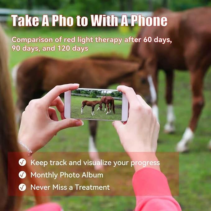2026 Horse Red Light Therapy Boot,Therapy for Horse Leg Stifle Pain, 850nm＆660nm Infrared Light Therapy for Equine Muscle Recovery,Smart Timer 20 Minutes,2 Pcs(Left+Right)
