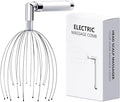 Head Massager Scalp, Vibrating Electric Scalp Massagers, Battery Powered Head Scratchers Massager Whisk Hair Massage Relax Tool with 20 Metal Fingers for Stress Relief, ldeal Gift for Women & Men