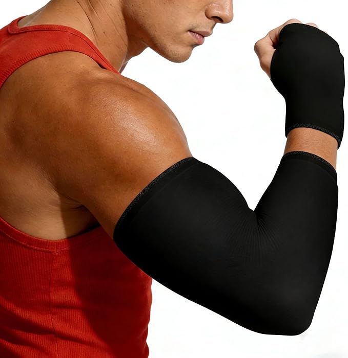 Wrist Elbow Ice Pack Wrap, Reusable Ice Pack Gel Compression, Slip-On Design,Long Lasting Cold & Warm for Pain Relief and Recovery of Elbow/Hand, Carpal Tunnel, Arthritis, Swelling(Large)