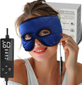 CREATRILL Heated Eye Mask for Sinus Pressure Relief, Migraine Headache Relief, Moist Heat Eye Compress, Face Heating Pad