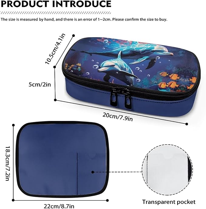 Ocean Dolphin Insulin Cooler Travel Carrying Case, Portable Diabetes Cold Medication Organizer, Upgraded Chill Pill Insulation Bag for Insulin Pen Syringes Needle Kits Holder