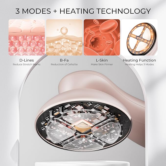 Cellulite Massager Body Sculpting Machine, Electric Body Toning & Cellulite Massager for Skin Tightening, Body Contouring Machine for Belly, Waist, Arms, Buttocks, Legs