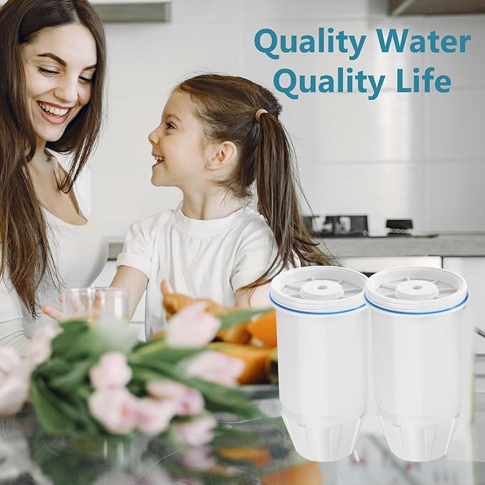 Water Filter Replacement for zero Pitchers and Dispenser,fit for ZR-001 ZR-004 ZP-006 ZR-017 ZS-008 Filters, Multi-Stage Filter System Reduce Lead, Chromium, PFOA/PFOS and TDS, 4pack,by Cobectal
