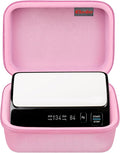 Elonbo Carrying Case for OMRON Evolv Bluetooth Wireless Upper Arm Blood Pressure Monitor, for OMRON Evolv BP7000 Portable One-Piece BP Monitor Storage Holder, Pink