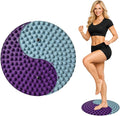Foot Massager Mat, Yinyang Balance Tai chi Bagua Pattern with Magnetic Therapy, Acupressure Reflexology Mat for Daily Foot Relaxation and Pain Relief, Purple and Blue