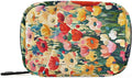 Colorful Poppy Festival01 Travel Pill Organizer Case Box Container Weekly Portable Vitamin Medicine Holder Storage Bag with Zipper Removable