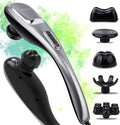 MEGAWISE Handheld Deep Tissue Neck Back Massager for Shoulders, Waist, Legs, 3600 RPM Powerful Motor Electric Neck Massager with 5 Nodes & 5 Speeds, A Little Heavy
