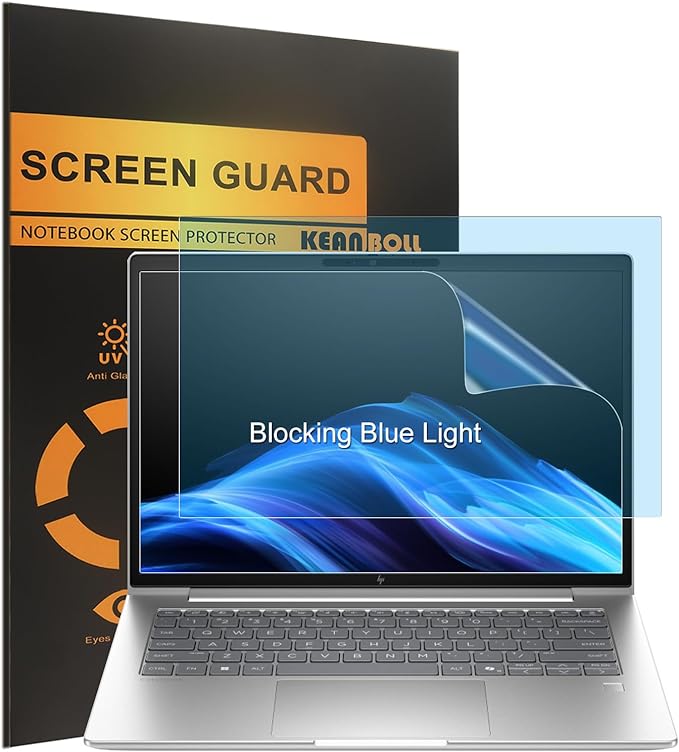 2-Pack Anti Blue Light Screen Protector for HP EliteBook 6 G1i /G1a/G1q 14", HP EliteBook X G2i / G1i / G1a, HP EliteBook 8 G1i 14-Inch Laptops, Blue Light Blocking and Anti Glare (Matte) Shield