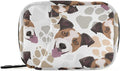 Jack Russell Terrier Dog Pill Box 7 Day Pill Case Travel Pill Organizer Bag with Zipper Portable Weekly Vitamin Medicine Supplement Holder Pouch Bag