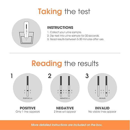 COC 150 ng/mL (4 Pack) Home Drug Testing Strips - Easy-to-use, Low Detection Cocaine Test Kit, Single Use