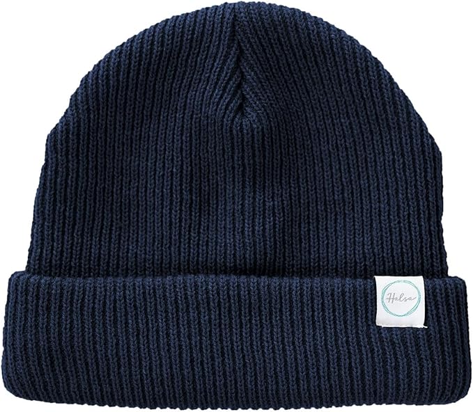 Halsa EMF Protection Hat, Knit Beanie for Men and Women, Silver Fiber Fabric Lined, One Size Fits Most
