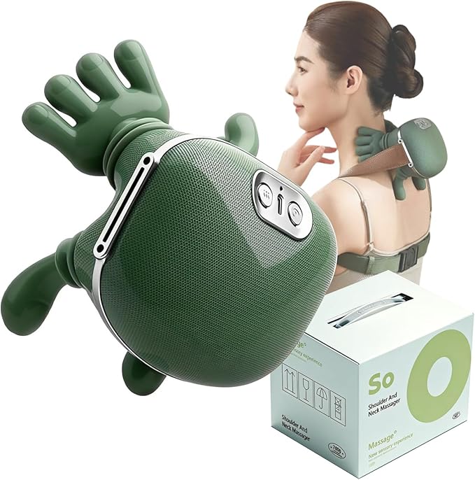 Neck Massager with Heat for Pain Relief deep Tissue,Shoulder & Back Massager,masajeador de espalda y Cuello shiatsu Neck and Back Massager 2026 (Upgraded Version)